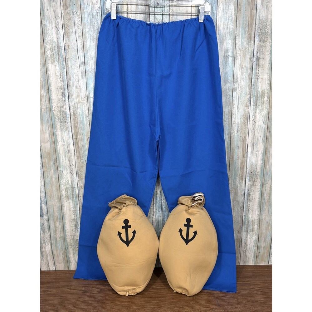 Fun World Popeye The Sailor Adult Costume Muscle Arms Blue Pants One Size